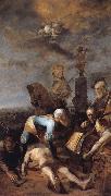 Christopher Paudiss Martyrdom of St Thiemo Spain oil painting artist